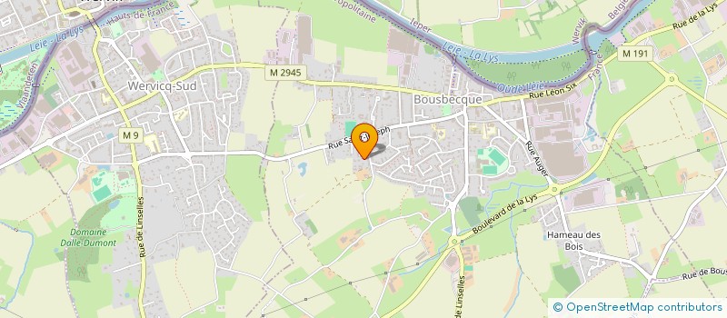 localisation de l'entreprise SCI DEGRAVE OPALE  BOUSBECQUE