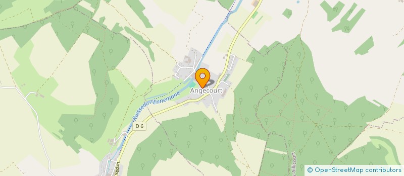 localisation de l'entreprise SCI DEGRE  ANGECOURT