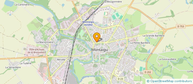 localisation de l'entreprise SCI DEGRE à MONTAIGU-VENDEE