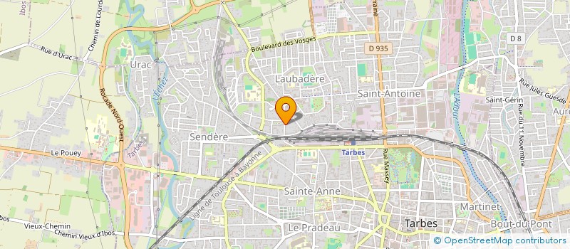 localisation de l'entreprise SCI DEGREMONT  TARBES