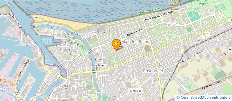 localisation de l'entreprise SCI DEGUINES ESPITALIER à DUNKERQUE