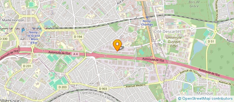 localisation de l'entreprise SCI DEHAIS  NOISY-LE-GRAND