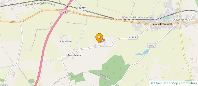 localisation de l'entreprise SCI DEHAUDT à LE MERLERAULT