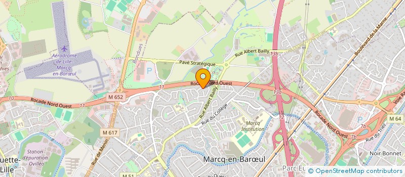 localisation de l'entreprise SCI  DEHAUSSY à MARCQ-EN-BARŒUL