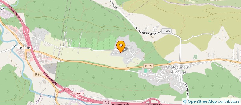 localisation de l'entreprise SCI DEHE  CHATEAUNEUF-LE-ROUGE