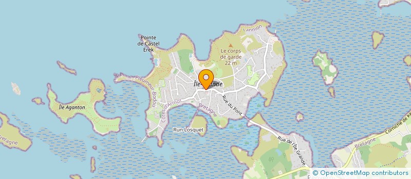 localisation de l'entreprise SCI DEHER  PLEUMEUR-BODOU