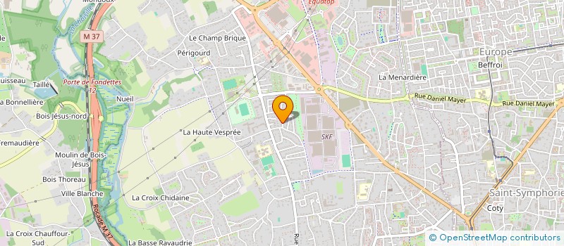 localisation de l'entreprise SCI DEHIBA à SAINT-CYR-SUR-LOIRE