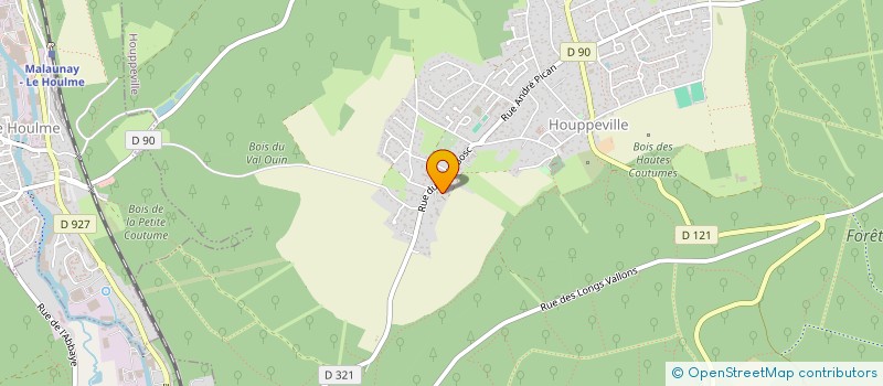 localisation de l'entreprise SCI DEHODRA  HOUPPEVILLE