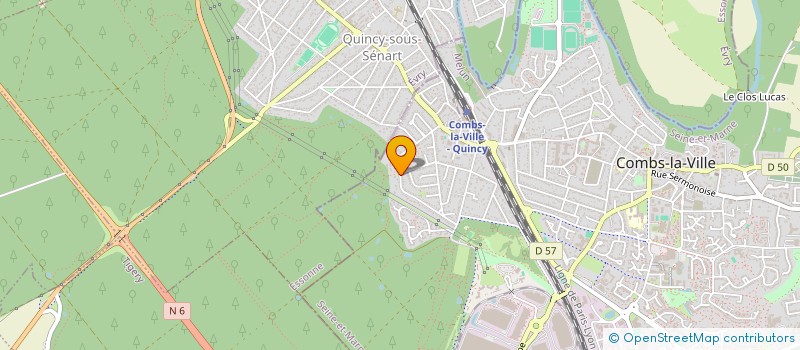 localisation de l'entreprise SCI DEHOUET  COMBS-LA-VILLE