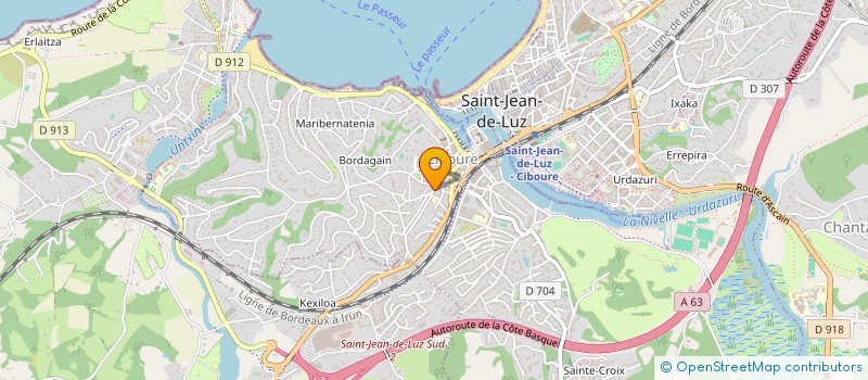 localisation de l'entreprise SCI DEHOUX - SEGUY  CIBOURE