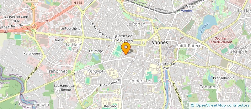 localisation de l'entreprise SCI DEHUIT à VANNES