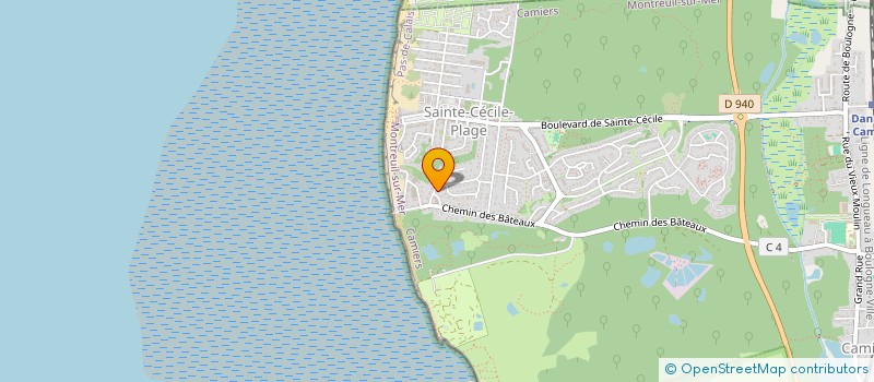 localisation de l'entreprise SCI DEHURTEVENT-DESTAILLEUR  CAMIERS