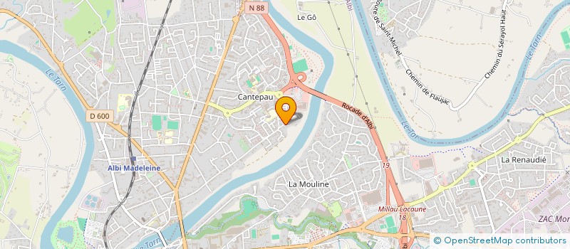 localisation de l'entreprise SCI DEIA à ALBI