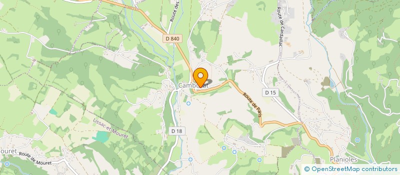 localisation de l'entreprise SCI DEIA  BOUSSAC