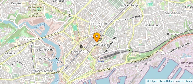 localisation de l'entreprise SCI DEIN GOASGUEN  BREST