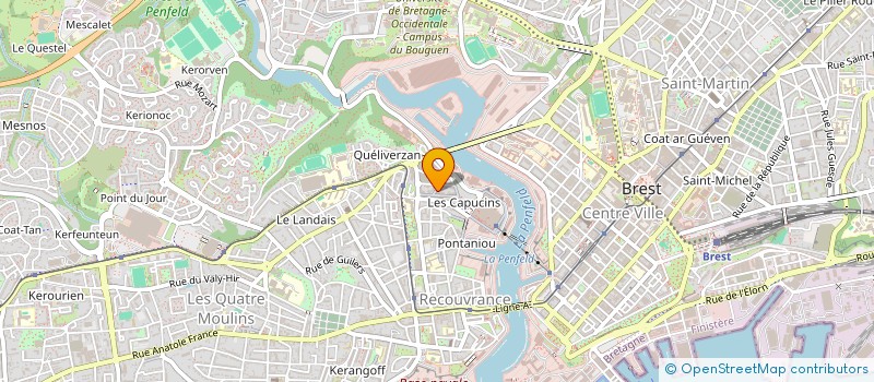 localisation de l'entreprise SCI DEINDIAS  BREST