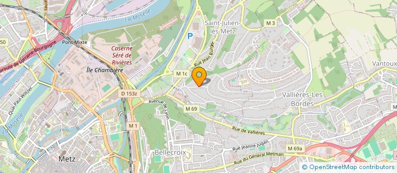 localisation de l'entreprise SCI DEIS à SAINT-JULIEN-LES-METZ