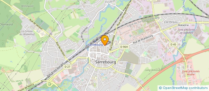 localisation de l'entreprise SCI DEISS-POMIAN à SARREBOURG