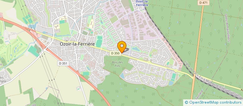 localisation de l'entreprise SCI DEJARDIN à OZOIR-LA-FERRIERE