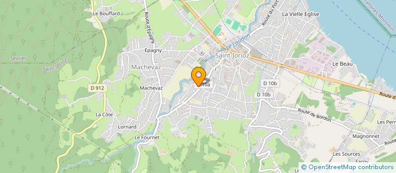 localisation de l'entreprise SCI DEJEAN à SAINT-JORIOZ