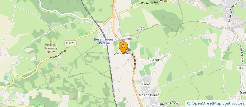 localisation de l'entreprise SCI DEJEAN  ROCAMADOUR