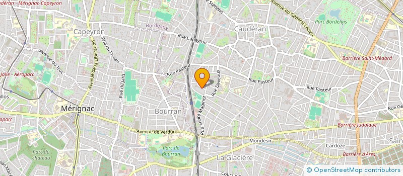 localisation de l'entreprise SCI DEJEAN BRUGES à BORDEAUX