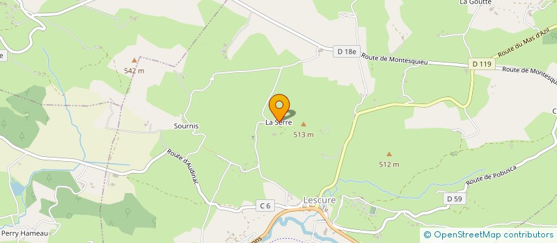 localisation de l'entreprise SCI DEJEANS à LESCURE