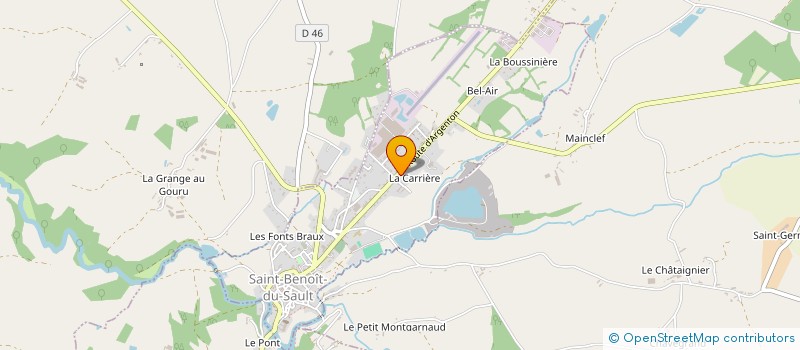 localisation de l'entreprise SCI DEJELY à SAINT-BENOIT-DU-SAULT