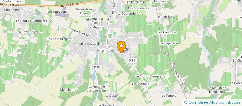 localisation de l'entreprise SCI DEJO  FRANCUEIL