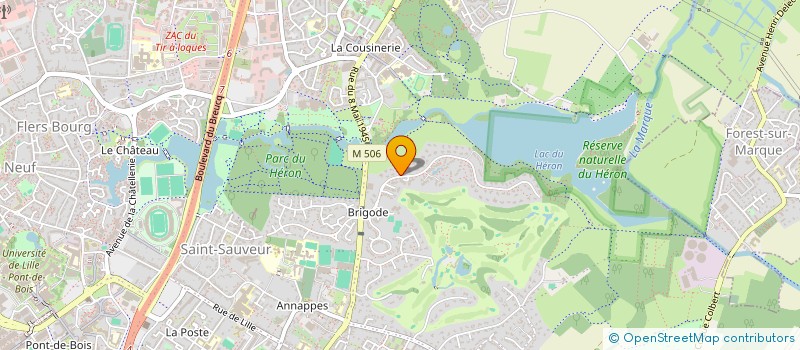 localisation de l'entreprise SCI DEJONGHE-CYSSAU à VILLENEUVE-D'ASCQ