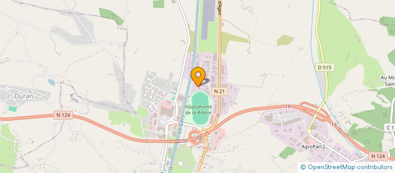 localisation de l'entreprise SCI DEJR  AUCH