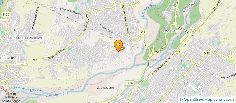 localisation de l'entreprise SCI DEJY  SAINT-LOUIS