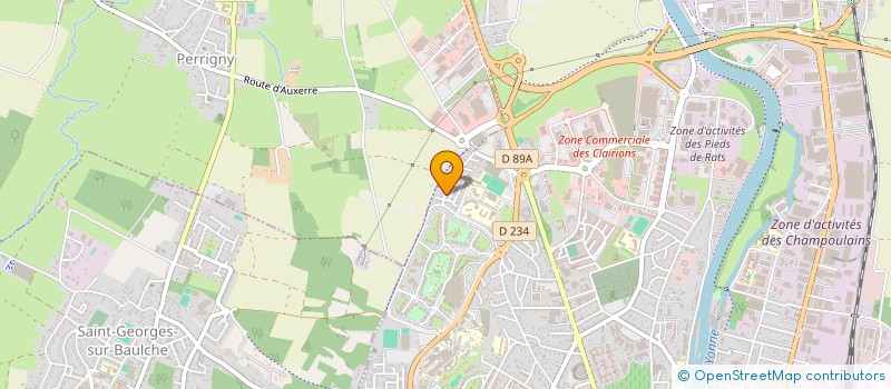 localisation de l'entreprise SCI DEK à AUXERRE