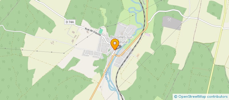 localisation de l'entreprise SCI DEK  BAZOILLES-SUR-MEUSE