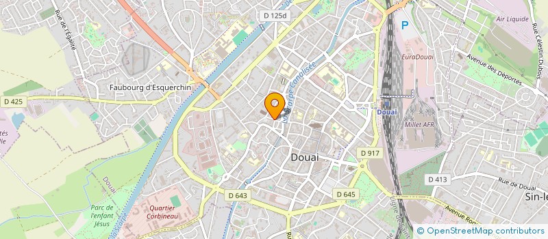 localisation de l'entreprise SCI DEKA à DOUAI