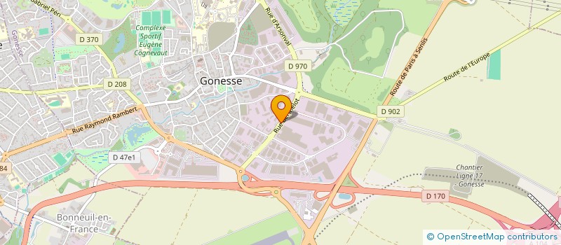 localisation de l'entreprise SCI DEKA IMMOBILIER  GONESSE