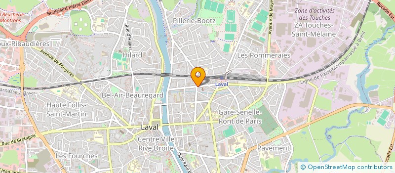 localisation de l'entreprise SCI DEKDERLEC à LAVAL