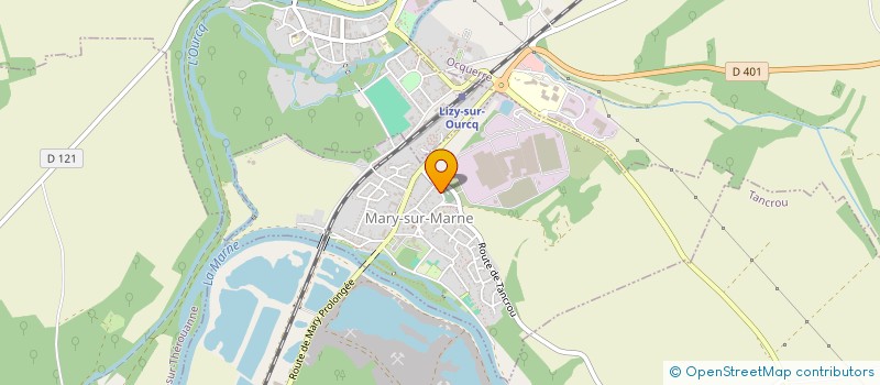 localisation de l'entreprise SCI DEKEL  MARY-SUR-MARNE