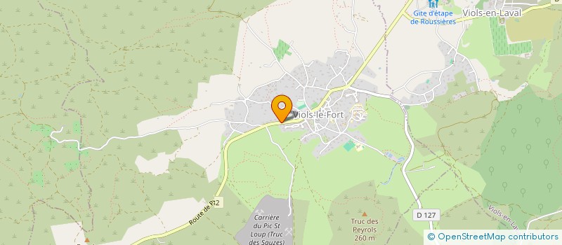 localisation de l'entreprise SCI DEKENS  VIOLS-LE-FORT