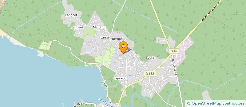 localisation de l'entreprise SCI DEL  SANGUINET