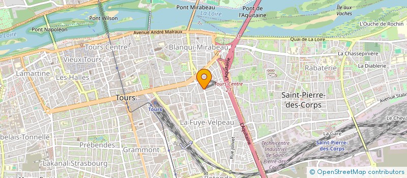 localisation de l'entreprise SCI DEL ARTE  TOURS