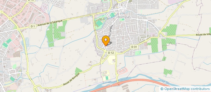 localisation de l'entreprise SCI DEL AXURIT à BOMPAS