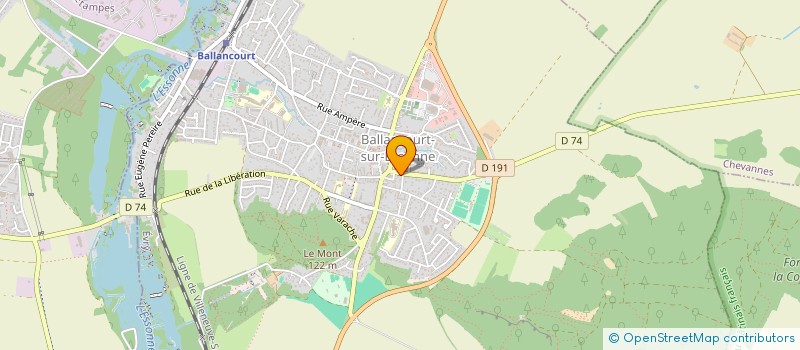 localisation de l'entreprise SCI DEL BOSCHETTO à BALLANCOURT-SUR-ESSONNE