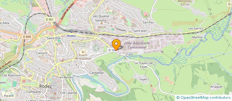 localisation de l'entreprise SCI DEL BOURG à ONET-LE-CHATEAU