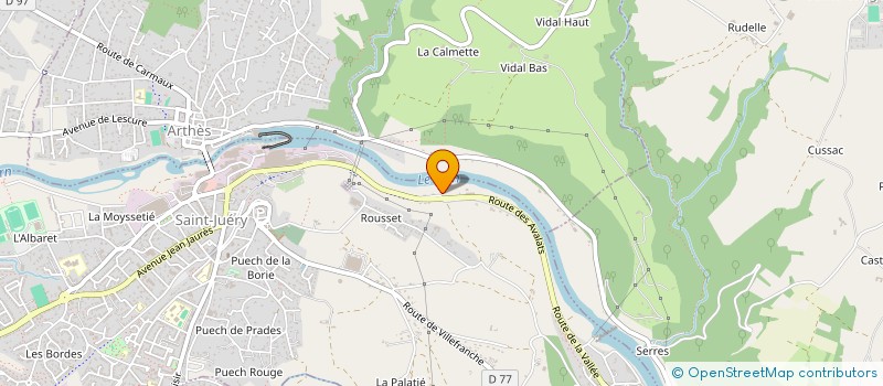 localisation de l'entreprise SCI DEL CASTEL  SAINT JUERY