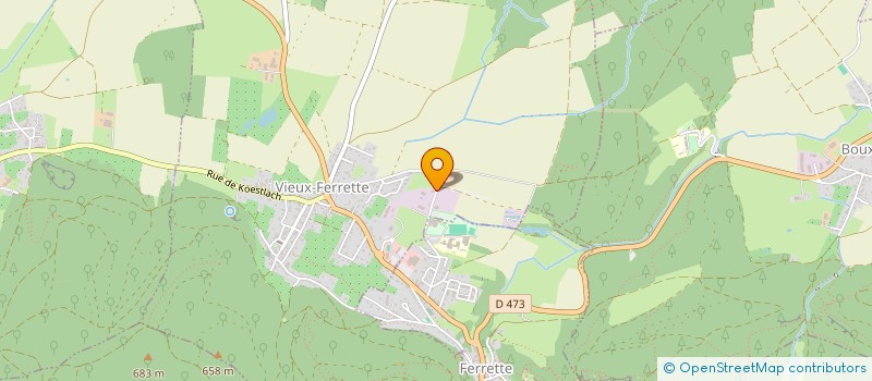 localisation de l'entreprise SCI DEL CASTILLO  VIEUX-FERRETTE