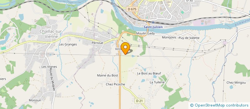 localisation de l'entreprise SCI DEL CD à SAINT-JUNIEN