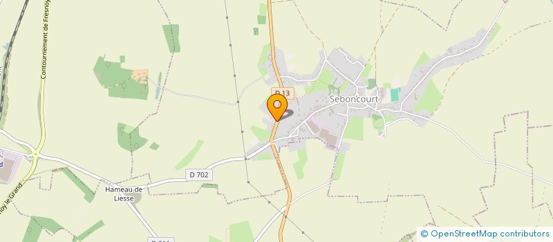 localisation de l'entreprise SCI DEL CHACO  SEBONCOURT