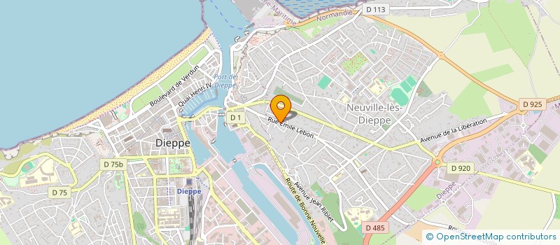 localisation de l'entreprise SCI DEL GALLO PERE ET FILS  DIEPPE