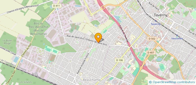 localisation de l'entreprise SCI DEL IMMO 95  TAVERNY